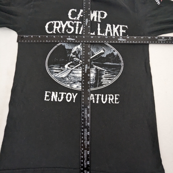 Camp Crystal Lake Enjoy Nature  Long Sleeve Tee Small - Picture 4 of 13